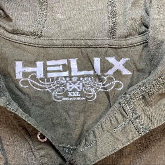 Helix Buckle long sleeve pullover hoodie XXL pockets casual lightweight mens - Picture 2 of 7